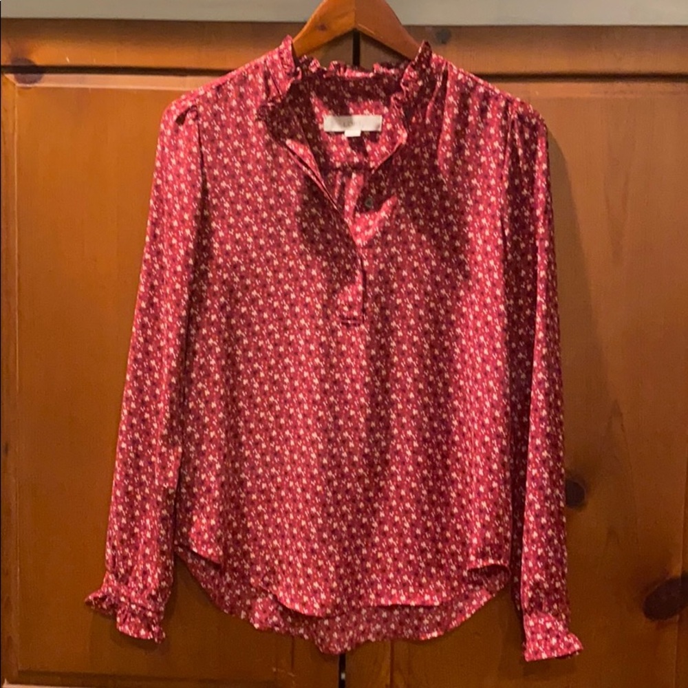 Long sleeve work blouse